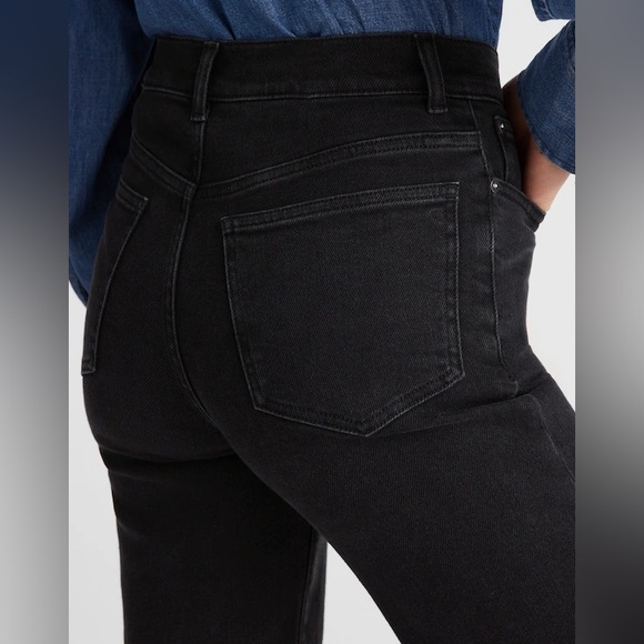 Madewell The Wide-Leg Jean in Black Frost Size 23 NWT - Picture 5 of 13